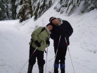 Highlight for Album: Skiing at Rainier - January 2008
